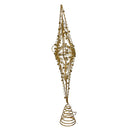 8-Point Gold Metal Star Treetop - 19.7 Inches - Christmas >> Tree Toppers - by Kurt Adler - view 5