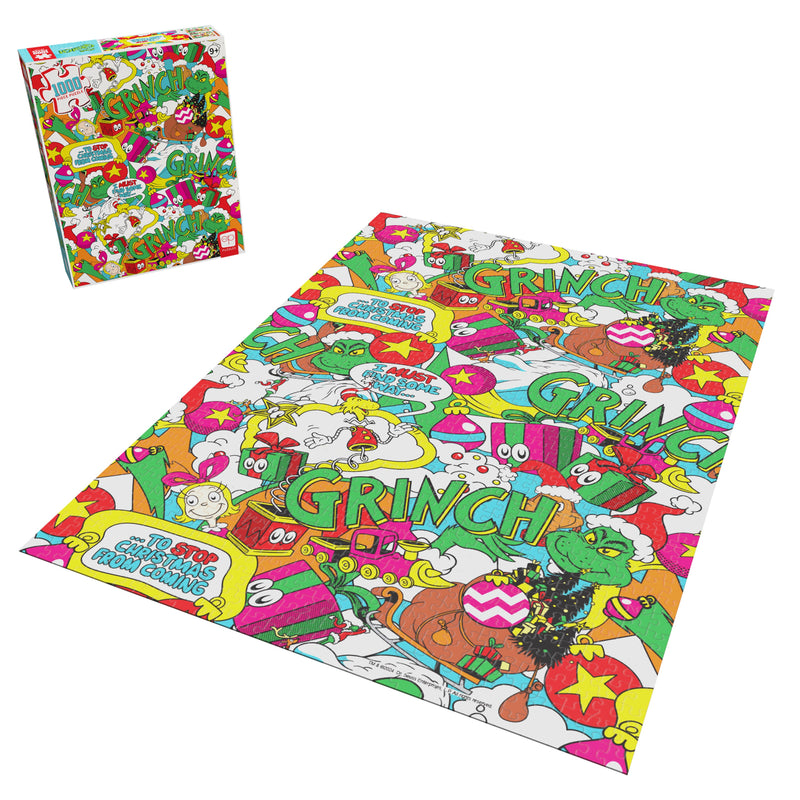 The Grinch Poppin 1000 Piece Puzzle