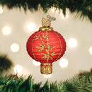 Chinese Lantern Glass Ornament