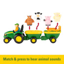 John Deere Animal Sounds Hayride - Preschool Farm Toy - Toy Shoppe >> Cars and Trucks - by TOMY - view 5