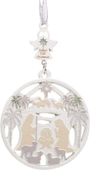 Soft White Angel Nativity Ornament - Baby's First