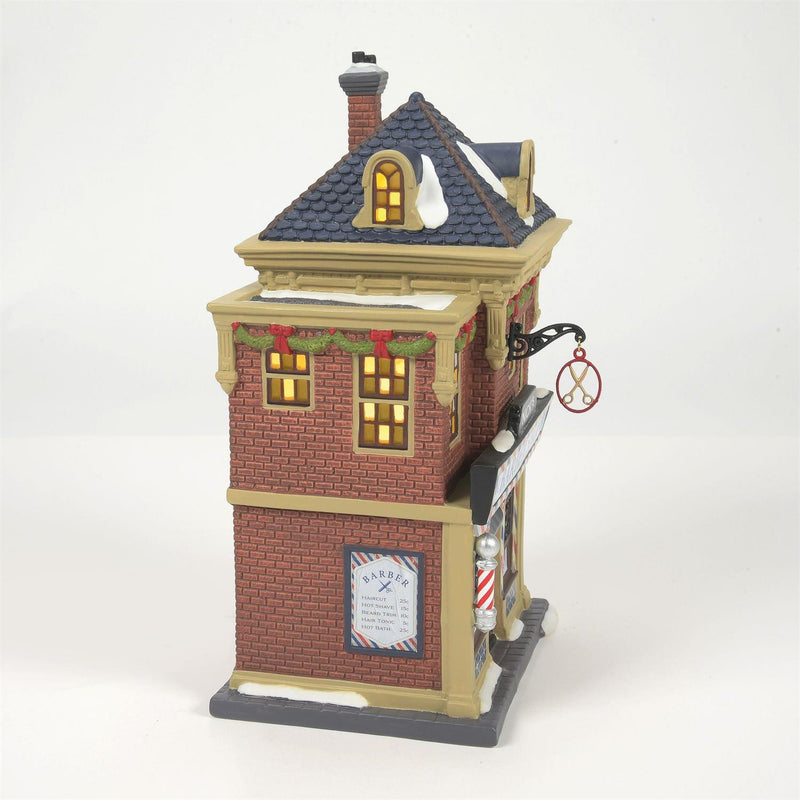 Nick's Barber Shop Lighted Building