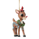 Rudolph with Wreath Ornament