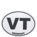 Small Vinyl Sticker - Vermont White Euro - Magnets - by Sticker Cabana