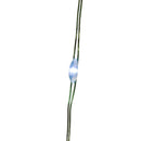 10' Battery Operated 25-Light Cool White Fairy LED Green Wire Light Set