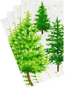 White Christmas Guest Towel / Buffet Napkin - Housewares >> Paper Goods - by Caspari - view 2