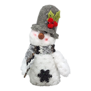Charming Plush Snowman Ornament -
