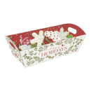 Cookie Tray With Cello Wrap - Mistletoe