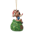 Dated 2026 Rudolph in Bag Ornament