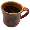 Vermont Moose Mug - Rustic Red