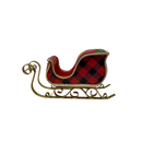 Resin & Metal Holiday Sleigh - Medium