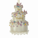 3 inch Resin Our Wedding Cake Ornament