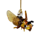 Egyptian Blown Glass Ornament - Honey Bee