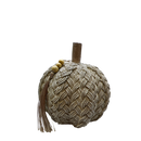 Natural Braided Harvest Pumpkin