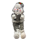 Animated  Snowman With Story Book Shelf Sitter - Christmas >> Decor - by Gerson