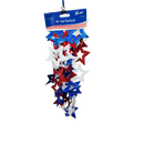 Patriotic Holgraphic Star Garland - 9 Feet