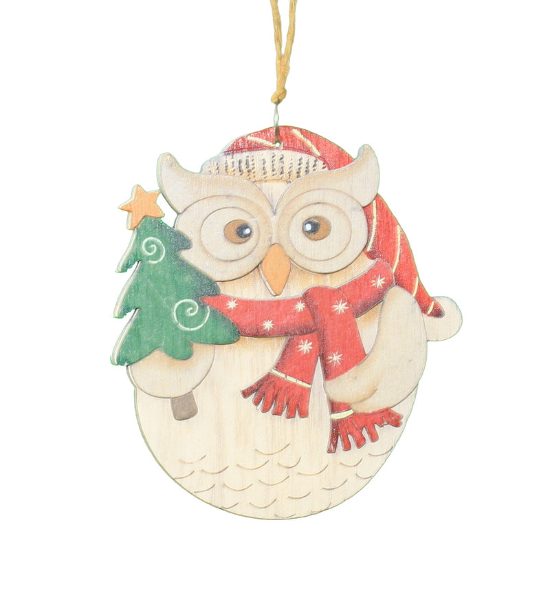 Owl - Holding Tree - The Country Christmas Loft