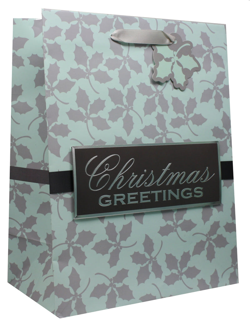 Traditional Large Handmade Gift Bags - Greetings - The Country Christmas Loft