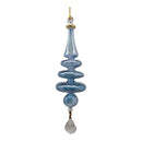 Twilight Blue Christmas Tree with Crystal Teardrop