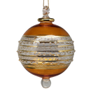 Ring Etched Stipple Ball - Gold