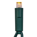 100-Light 5mm Warm White LED Green Wire Light Set - Christmas >> Lighting - by Kurt Adler - view 3
