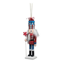 Hollywood 6 inch Wooden Nutcracker - Gift Hat Red/Blue - Christmas >> Ornaments >> Nutcrackers - by Kurt Adler