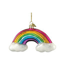 Noble Gems Glass Rainbow Ornament - 4.75" - The Country Christmas Loft
