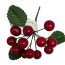 Red Grape Berry Spray 4  Inch - Home & Living >> Artificial Flowers - by Gerson