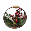 Rustic Holiday Charm Wreath