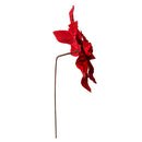 Red Velvet Poinsettia Stem - 22 Inch