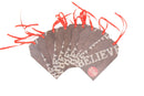 Christmas Luggage Gift Tag - Believe