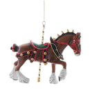 Holiday Clydesdale Carousel Horse Ornament - Christmas >> Ornaments >> Animals - by Kurt Adler