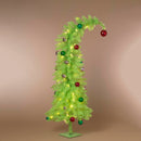 52" Whimsical Grinchy Tree with Lights and Ornaments