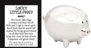 Lucky Little Piggy Charm - Gift Shoppe >> Jewelry >> Charms and Worry Stones - by Ganz