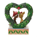 Rudolph and Clarice Heart Wreath Diorama