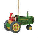 Santa in John Deere Tractor Ornament - Christmas >> Ornaments >> Santa Claus - by Jim Shore - view 3