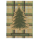 Plaid Pine Season's Greetings Card