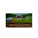 Dark Chocolate  Sweet Maple Truffles - 2 Piece