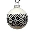 Krebs Value Glass Ornament 4 pack - Nordic Snowflakes