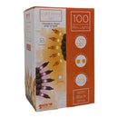 Orange Flame Mini Light String - 100 Lights - 24 Feet long - Novelty - by Gerson - view 2