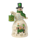 Snowman in John Deer Top-Hat Figurine - Christmas >> Figurines >> Jim Shore - by Jim Shore