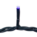 300-Light 3MM Blue LED Green Wire Jingle Bright Light Set - 50 Feet Long