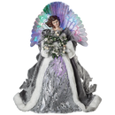 Ivory Lace Fiber Optic Angel Tree Topper – 16 Inch