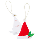 Santa Hat Die-Cut Gift Tags - Gift Shoppe >> Gift Wrap - by Caspari - view 2