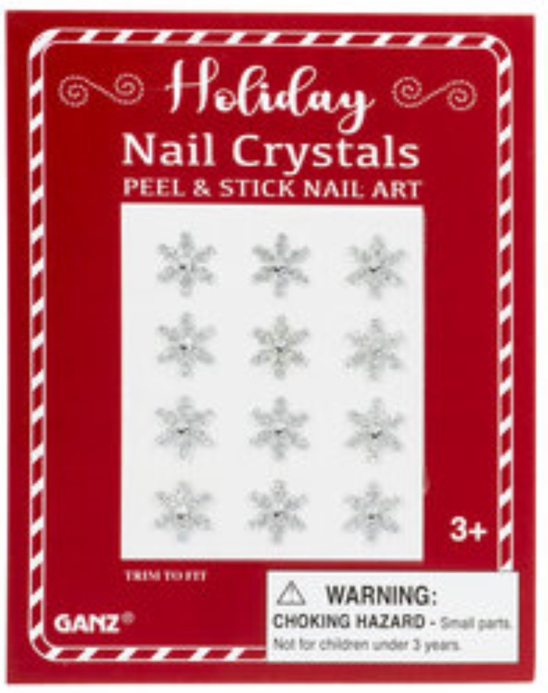 Holiday Nail Crystal Art - Snowflakes - The Country Christmas Loft
