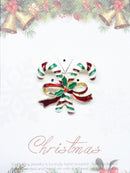 Enamel Finish Pin - Candy Canes - The Country Christmas Loft