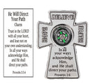 He Will Direct Your Path Charm - Gift Shoppe >> Jewelry >> Charms and Worry Stones - by Ganz