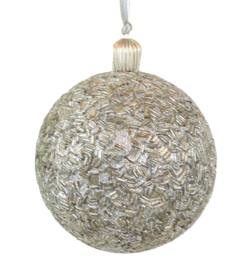 Sparkly Silver Ornament - The Country Christmas Loft