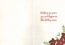 Poinsettia Gold Foil Holiday Card Collection