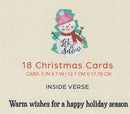 Candy Shoppe Christmas Card Set - Let It Snow Snowman